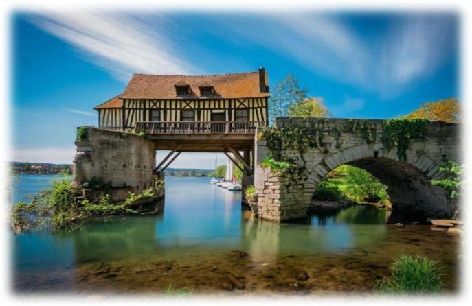 La Petite Maison De Giverny - Gite De Charme 5 Etoiles Au Coeur Du Village - 3 Chambres מראה חיצוני תמונה